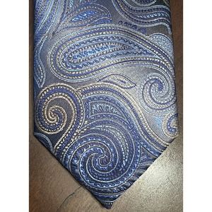 Architect Blue Brown 100% Polyester Men’s Neck Tie Made In China